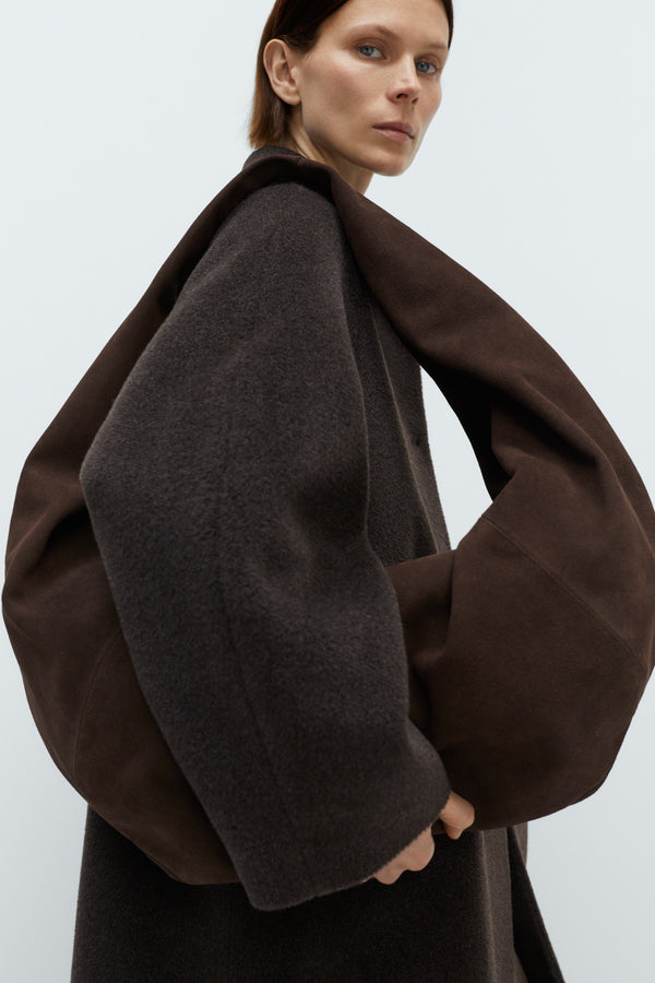 Suede Crossbody Bag