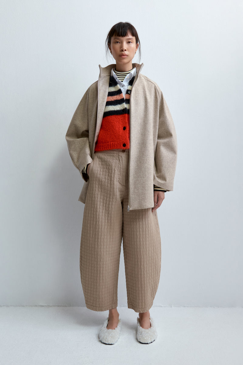 Mohair Stripe Waistcoat