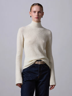 Knit Rib Turtleneck Sweater 2003