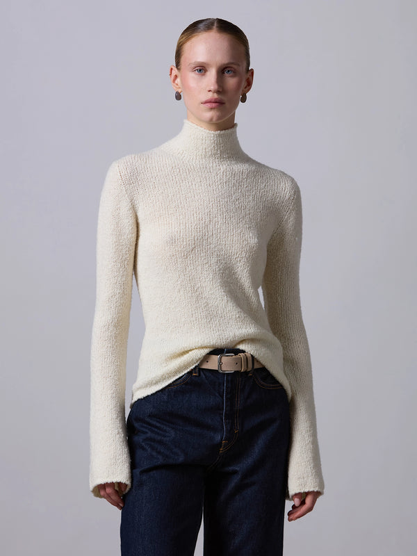 Knit Rib Turtleneck Sweater 2003