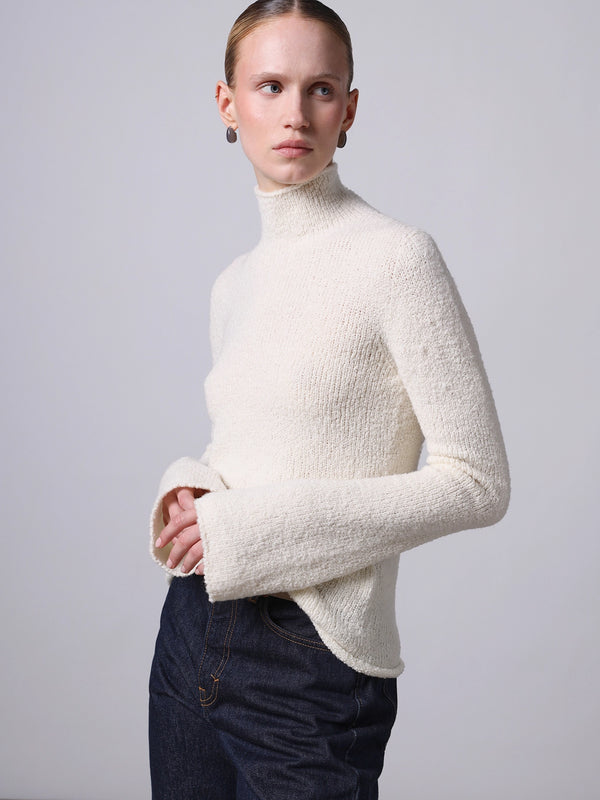Knit Rib Turtleneck Sweater 2003