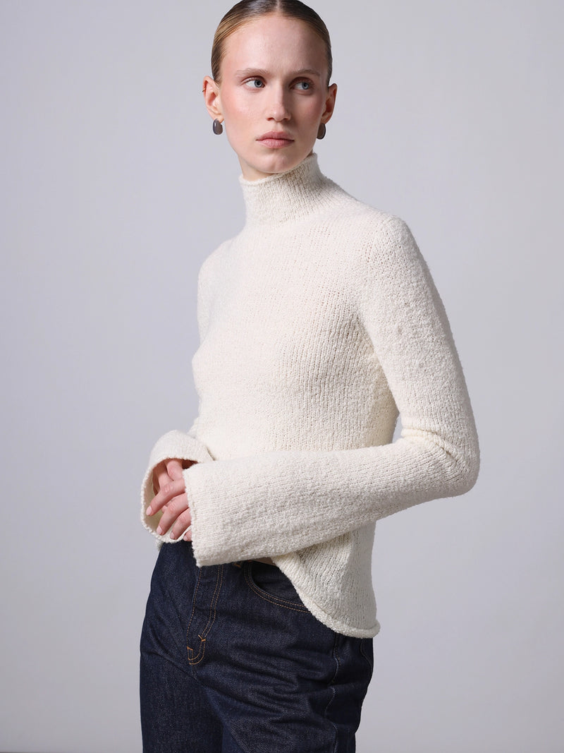 Knit Rib Turtleneck Sweater 2003