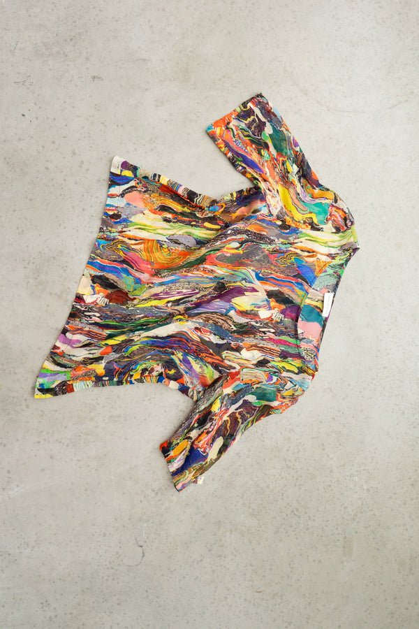 S Dries van Noten 2008 Silk Top