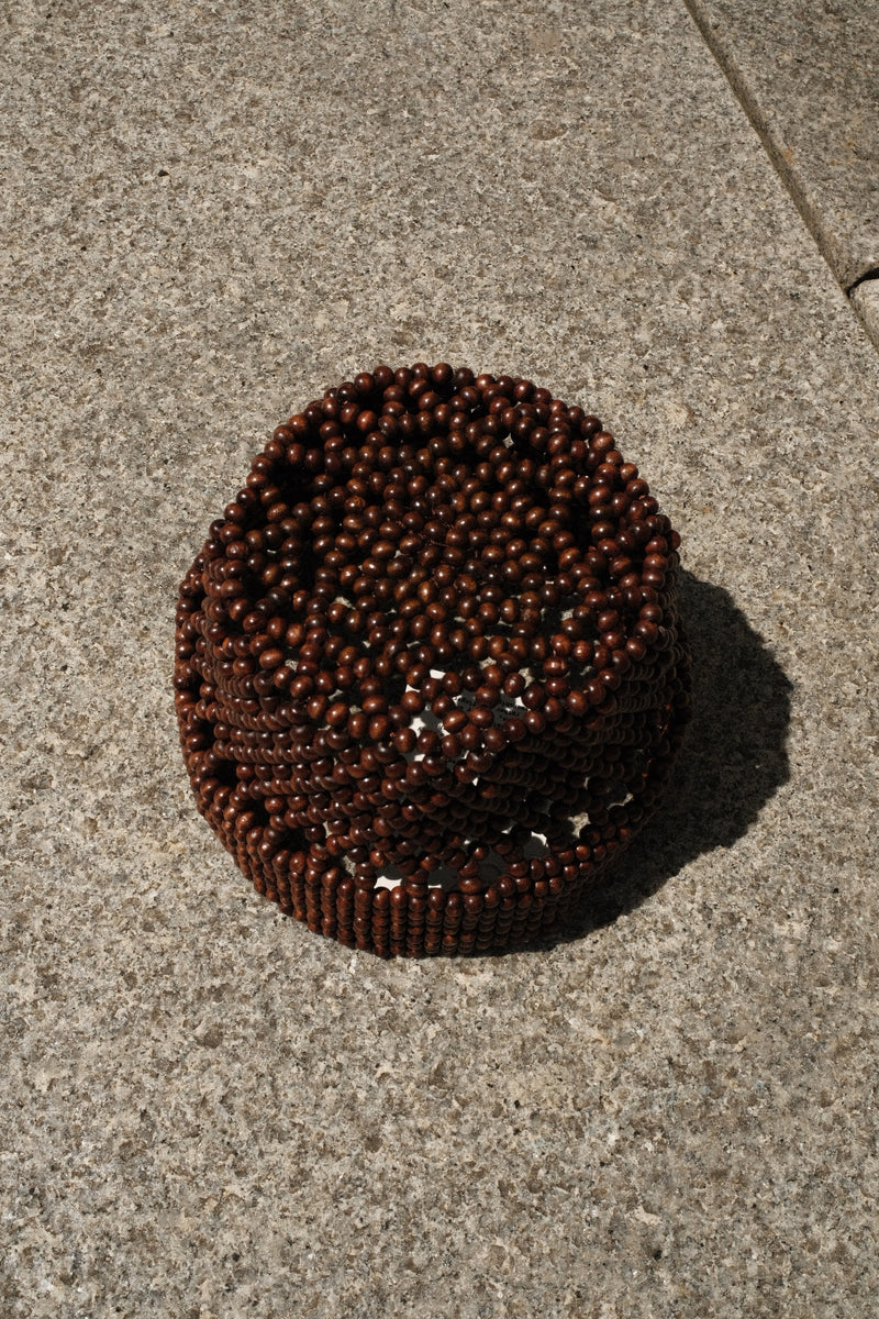 Wood Beads Bucket Hat