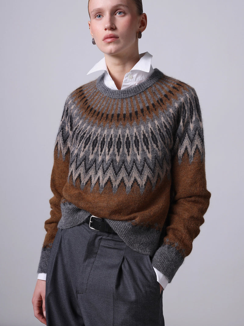 Knit Cropped Roundneck