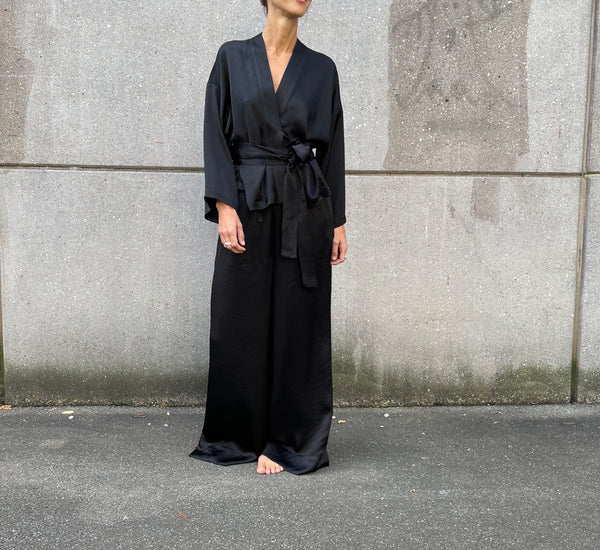 Bluse Kimono langarm