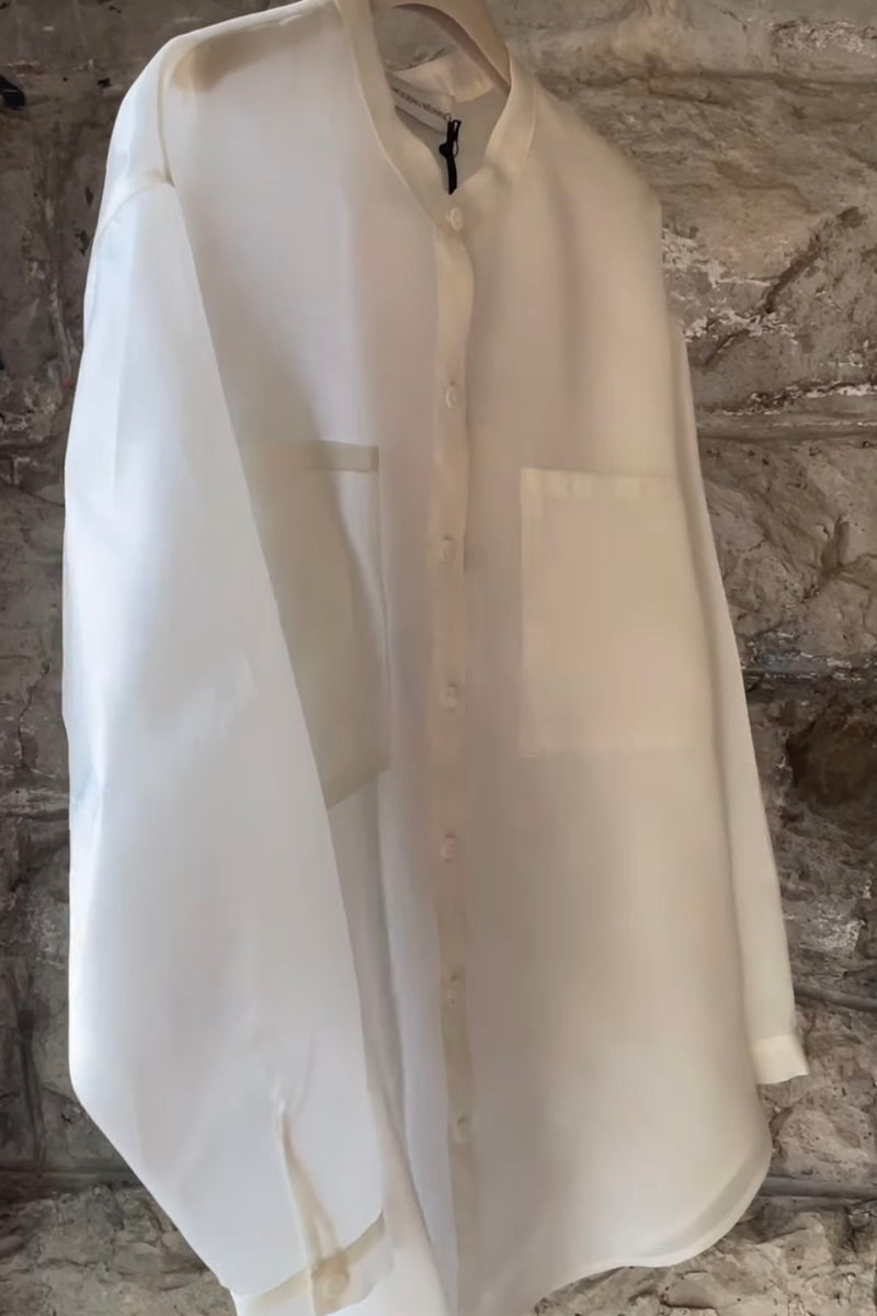 Oversize Organza Shirt