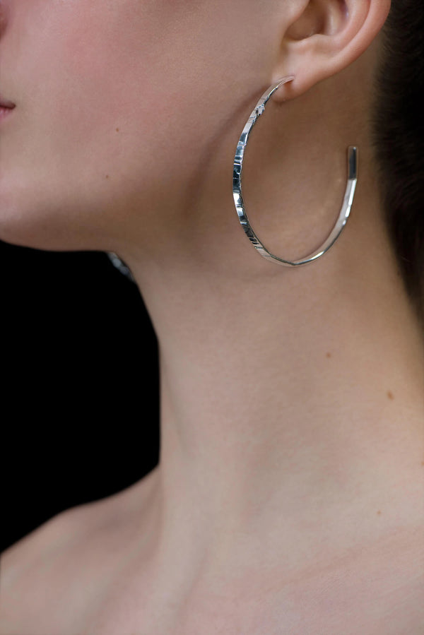 Gray Loops Earring