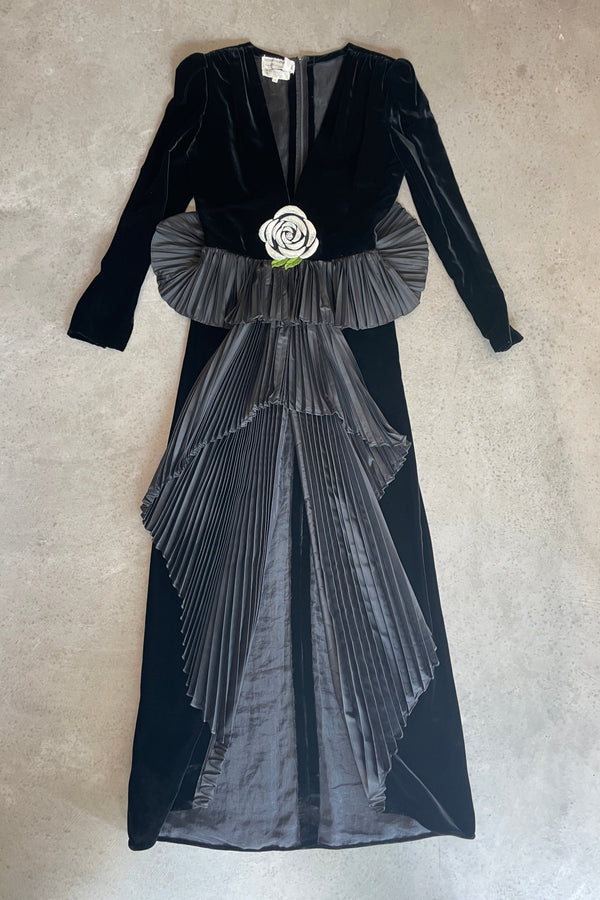 S Valentino Garavani 1970s Evening Dress
