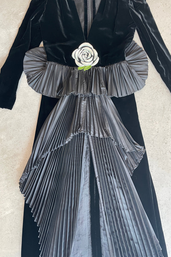 S Valentino Garavani 1970s Evening Dress