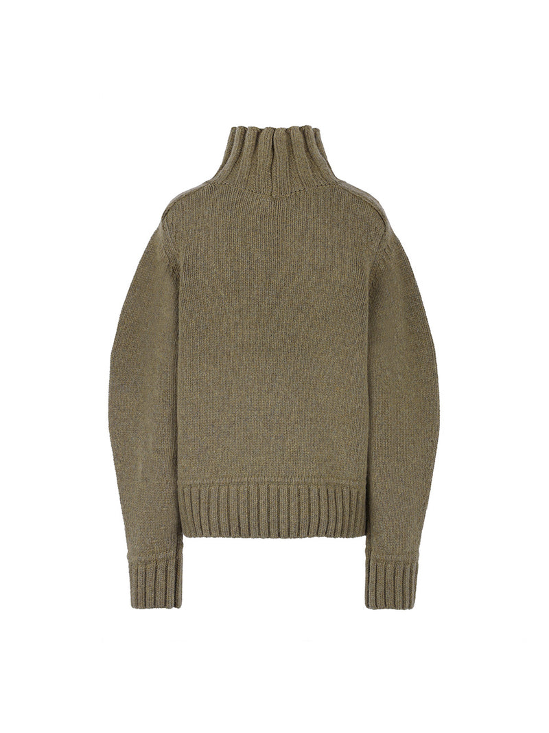 Soft High Neck Pullover