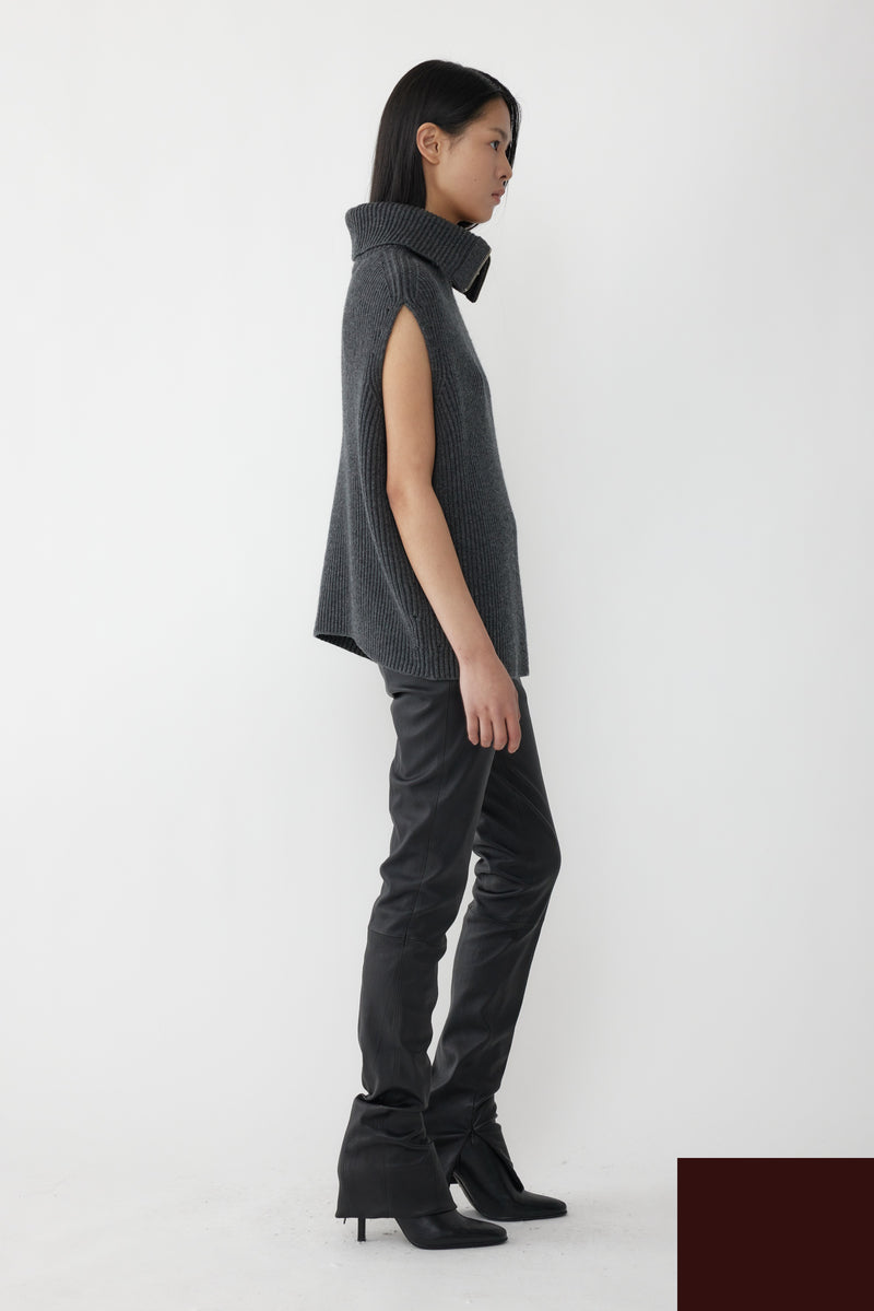 Selsian High Neck Zip Vest