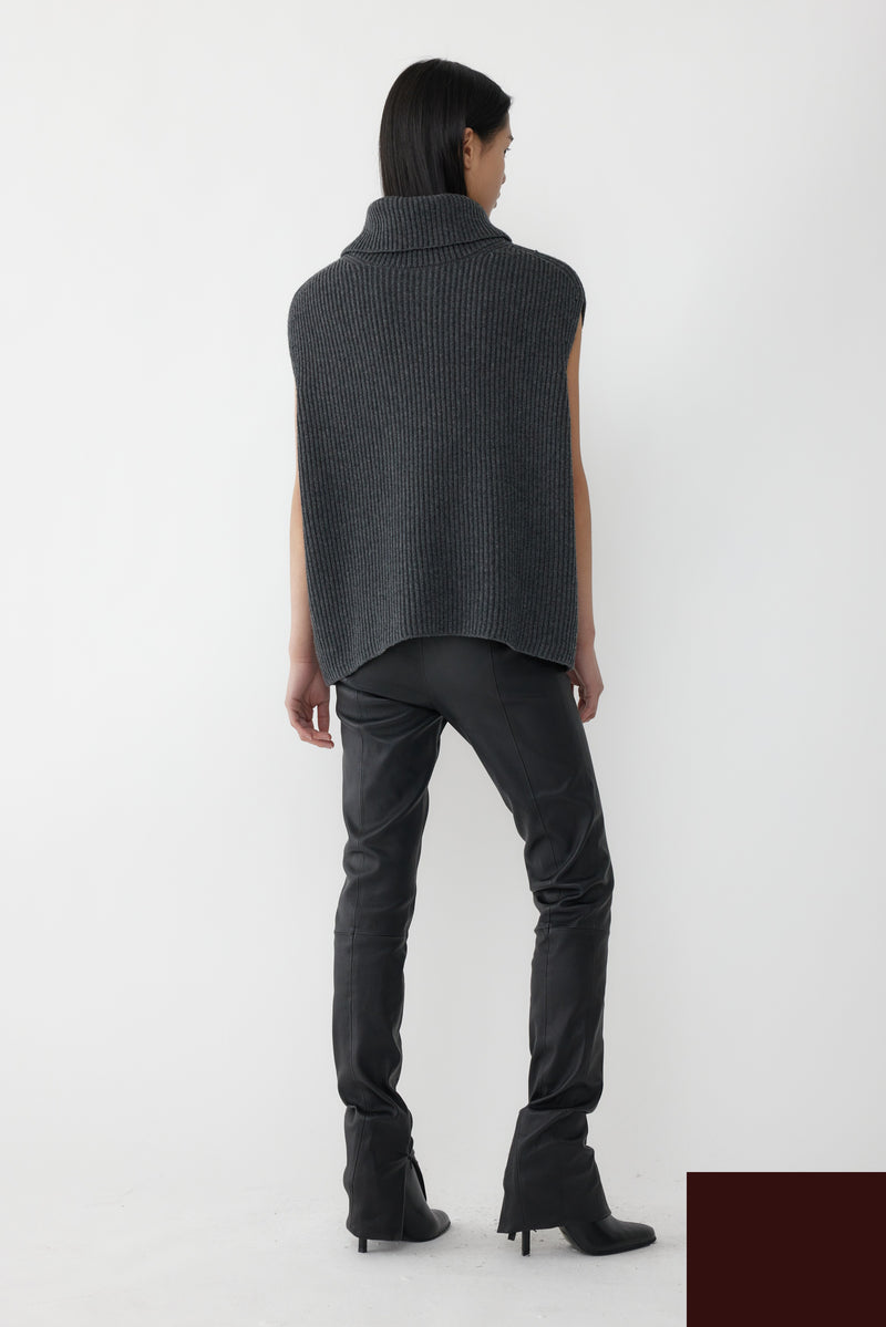 Selsian High Neck Zip Vest