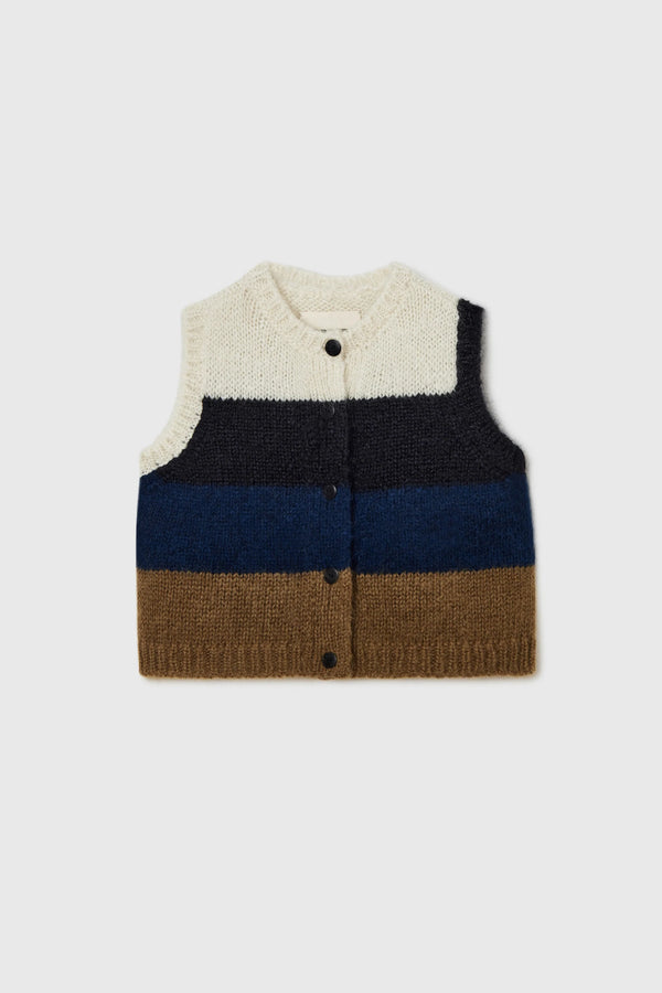 Alpaka Mohair Striped Gilet