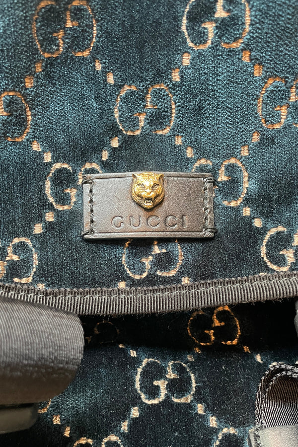 S Gucci Velvet Backpack