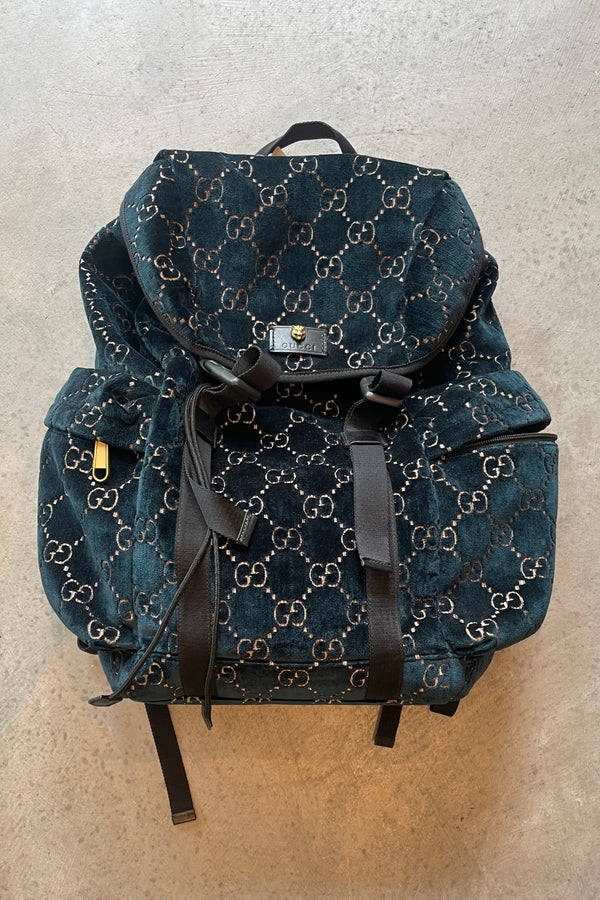 S Gucci Velvet Backpack