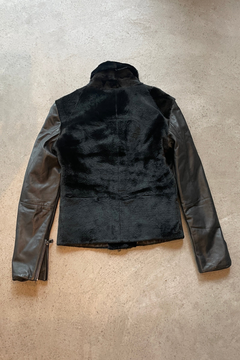 S Jil Sander Semi-Fur Jacket