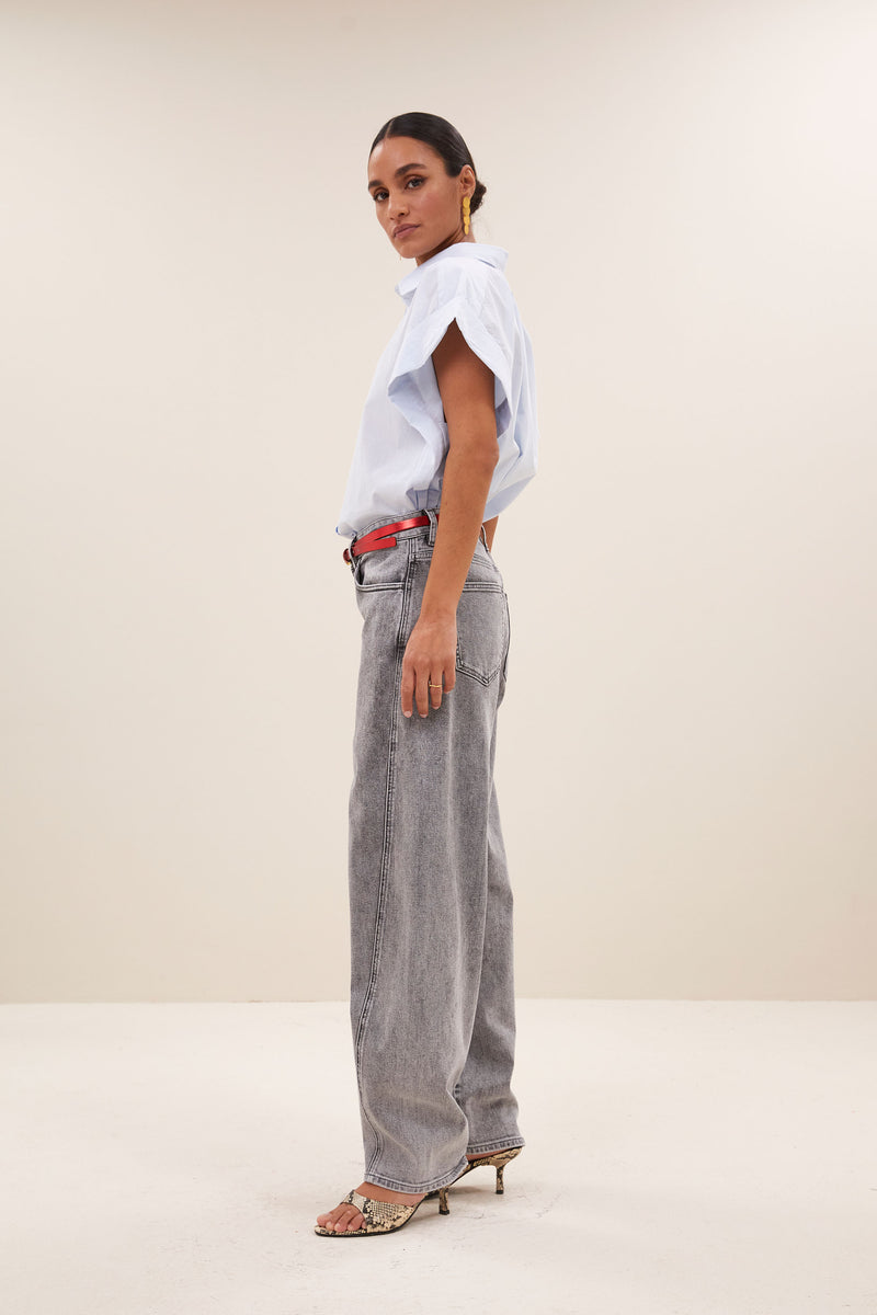 Bluse Pixie Chambray