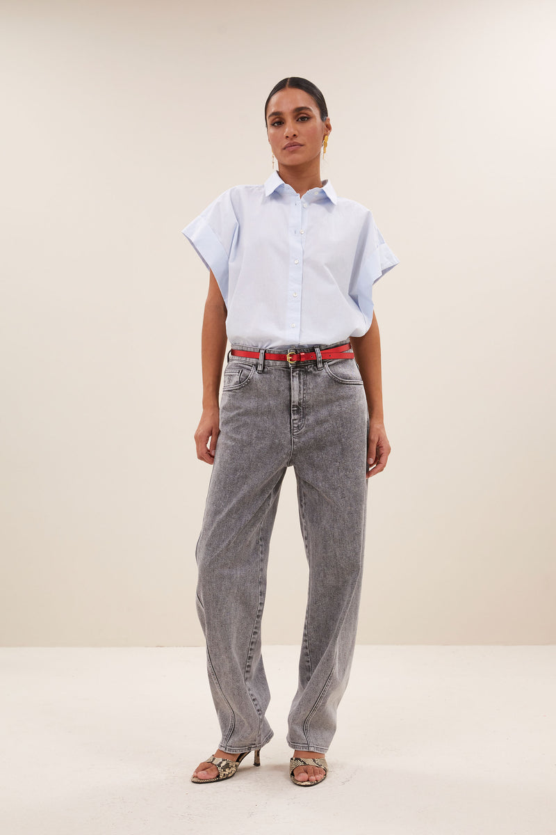 Bluse Pixie Chambray