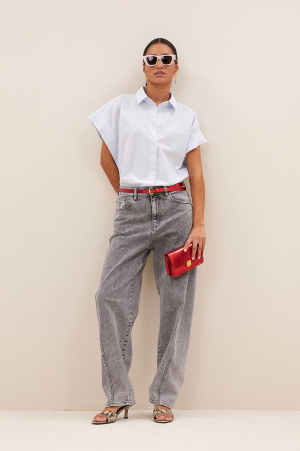 Bluse Pixie Chambray