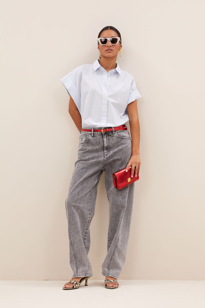 Bluse Pixie Chambray