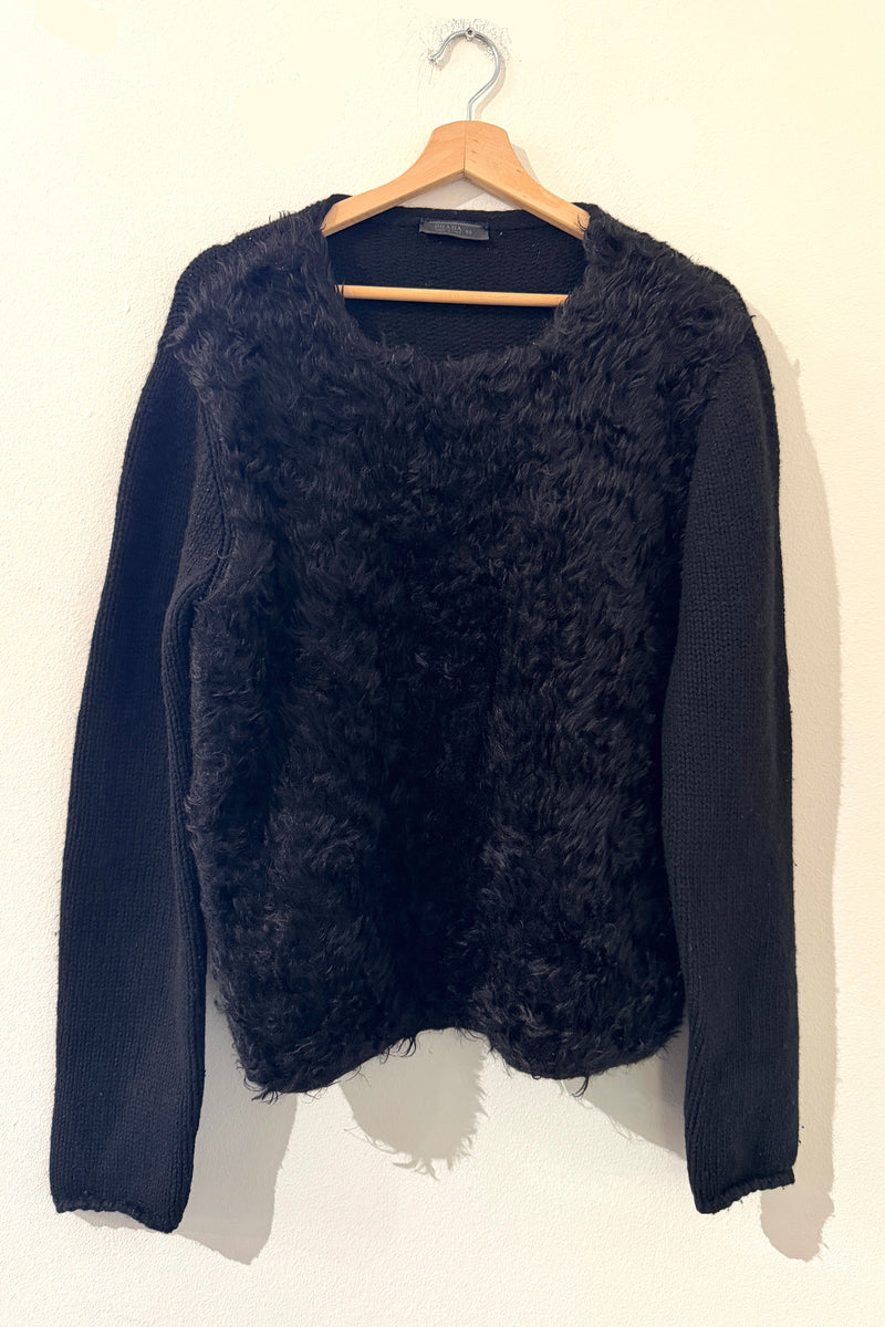 A Prada Mohair Faux Fur Sweater 2007