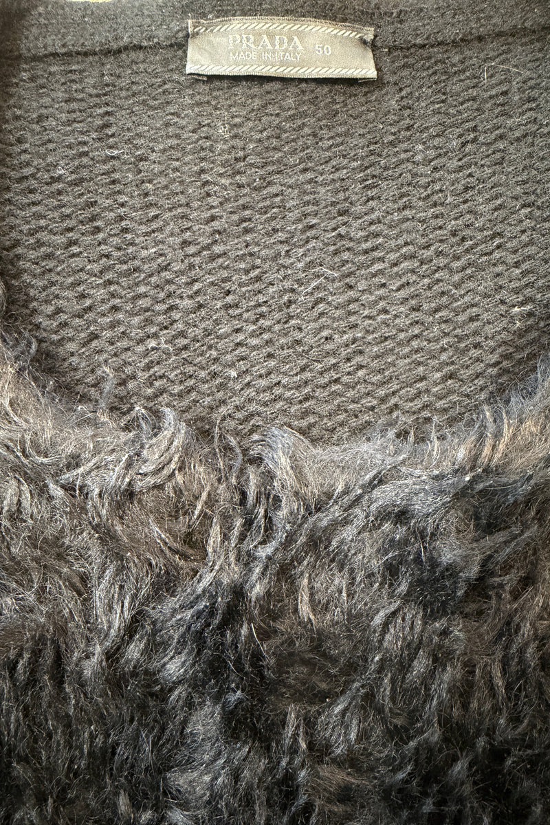 A Prada Mohair Faux Fur Sweater 2007