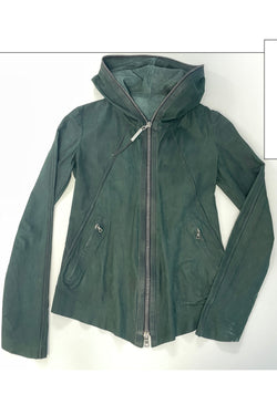 Isaac Sellam Leder-Hoodie S