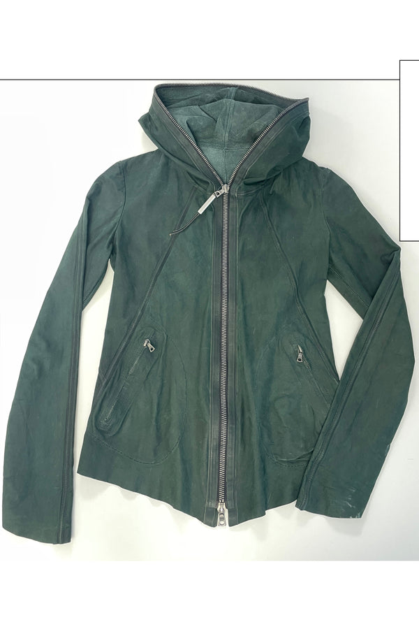 Isaac Sellam Leder-Hoodie S