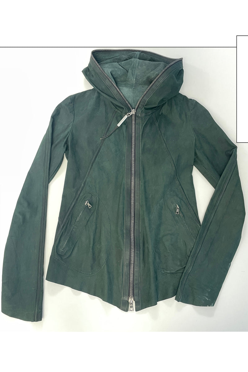 Isaac Sellam Leder-Hoodie S