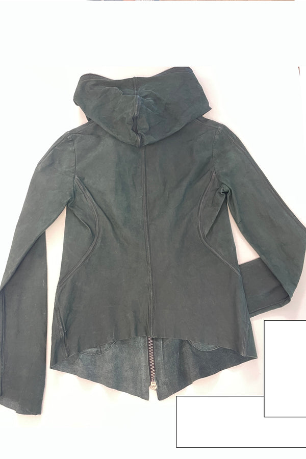 Isaac Sellam Leder-Hoodie S