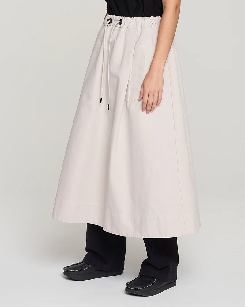 Pleated Midi Skirt